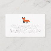 ウッドランド動物書籍依頼カード エンクロージャーカード (正面)