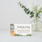 ウッドランド動物林赤ちゃんシャワーベビー エンクロージャーカード (スタンド正面)
