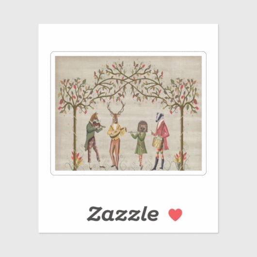 ウッドランド動物民兵グループ シール (シート)