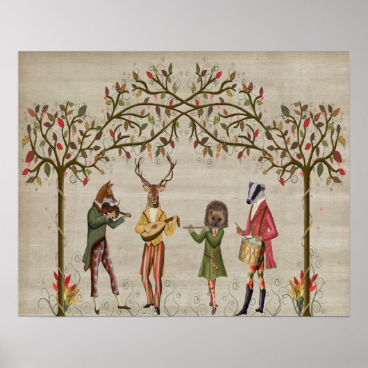 ウッドランド動物民兵グループ ポスター (正面)