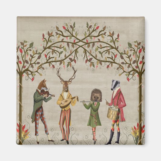 ウッドランド動物民兵グループ マグネット (正面)