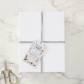 ウッドランド動物秋の秋赤ちゃんシャワーありがとう ギフトタグ (より糸付き)