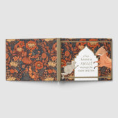 ウッドランド動物秋ベビーシャワーゲストブック ゲストブック (全面)