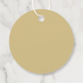 ウッドランド動物秋赤ちゃんシャワーありがとう フェイバータグ (裏面)