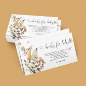 ウッドランド動物秋赤ちゃんシャワー書要求 エンクロージャーカード