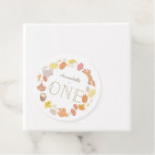 ウッドランド動物秋1st誕生日ありがとう フェイバータグ (インサイチュ)