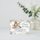 ウッドランド動物緑の本ベビーカード エンクロージャーカード (スタンド正面)
