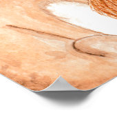 ウッドランド動物緑の歓迎の看板ポスター ポスター (角)