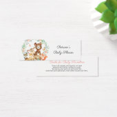 ウッドランド動物緑の赤ちゃんシャワー予約リクエスト (デスク)