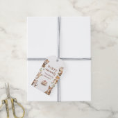 ウッドランド動物誕生日パーティー ギフトタグ (より糸付き)