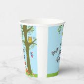 ウッドランド動物誕生日パーティー 紙コップ (右)