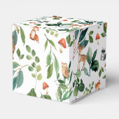 ウッドランド動物誕生日赤ちゃんシャワーありがとう フェイバーボックス (裏面サイド)