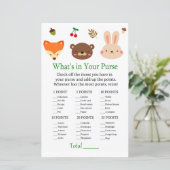 ウッドランド動物財布ゲームの中身 (スタンド正面)