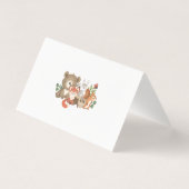 ウッドランド動物赤ちゃんシャワーありがとう囲い (裏面)