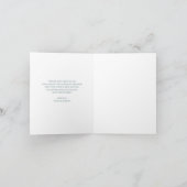 ウッドランド動物赤ちゃんシャワーありがとう囲い サンキューカード (内部)