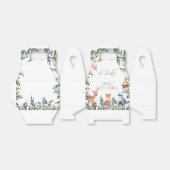 ウッドランド動物赤ちゃんシャワーお願いボックス フェイバーボックス (折り畳みなし)