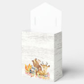 ウッドランド動物赤ちゃんシャワーお願いボックス フェイバーボックス (オープン)