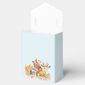 ウッドランド動物赤ちゃんシャワーお願いボックス フェイバーボックス (オープン)