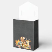 ウッドランド動物赤ちゃんシャワーお願いボックス フェイバーボックス (オープン)