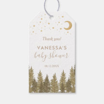 ウッドランド動物赤ちゃんシャワーギフトラベル