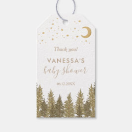 ウッドランド動物赤ちゃんシャワーギフトラベル ギフトタグ