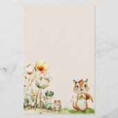 ウッドランド動物赤ちゃんシャワードローベビーゲーム チラシ (裏面)