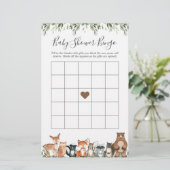 ウッドランド動物赤ちゃんシャワービンゴゲーム (スタンド正面)