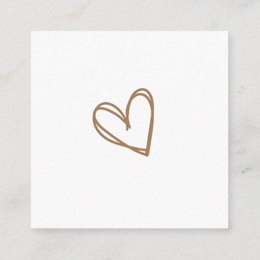 ウッドランド動物赤ちゃんシャワーベビー エンクロージャーカード (裏面)