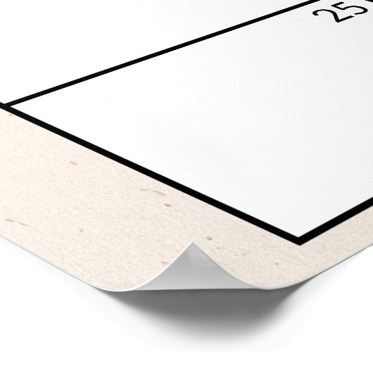 ウッドランド動物赤ちゃんシャワー推定期日サイン ポスター (角)