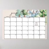 ウッドランド動物赤ちゃんシャワー推定期日サイン ポスター (正面)