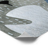 ウッドランド動物赤ちゃんシャワー歓迎サイン ポスター (角)