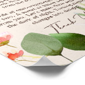 ウッドランド動物赤ちゃんシャワー深夜おむつ ポスター (角)