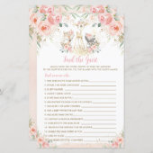 ウッドランド動物赤面フローラを見つけるゲストゲーム (正面/裏面)