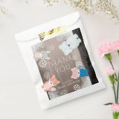 ウッドランド動物雪片ウッド フェイバーバッグ (封をした状態)