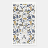 ウッドランド動物雪片スカンジナビア・クリスマス (正面)