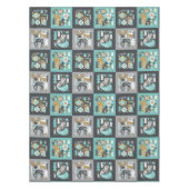 ウッドランド動物雪片スカンジナビア・クリスマス テーブルクロス (正面)