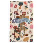 ウッドランド動物1st誕生日ワイルドワン – Tribal スモールペーパーバッグ (正面)