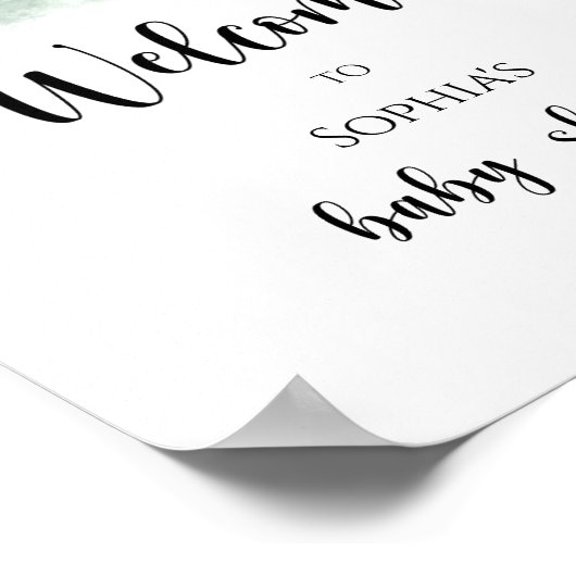 ウッドランド動物 – ようこそ ポスター (角)