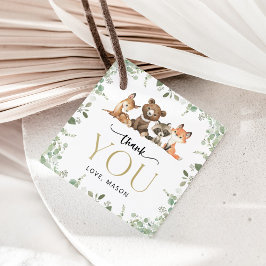 ウッドランド動物，森，ワイルドワン，最初の誕生日 フェイバータグ