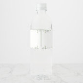 ウッドランド動物,森,ワイルドワン,最初の誕生日 ペットボトルラベル (裏面)