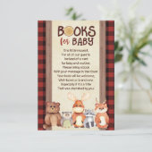 ウッドランド図書依頼カード、ベビー図書 招待状 (スタンド正面)
