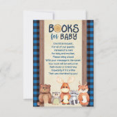 ウッドランド図書依頼カード、ベビー図書 招待状 (正面)