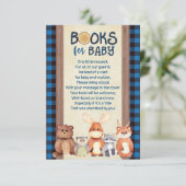 ウッドランド図書依頼カード、ベビー図書 招待状 (スタンド正面)