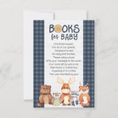 ウッドランド図書依頼カード、ベビー図書 招待状 (正面)