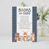 ウッドランド図書依頼カード、ベビー図書 招待状 (スタンド正面)