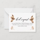 ウッドランド図書依頼書のベビー挿入カード ノートカード (正面)