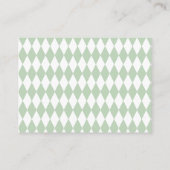 ウッドランド大きいママの腹のシャワーゲームカード プレイスカード (裏面)