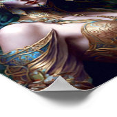 ウッドランド女神ファンタジーアート ポスター (角)