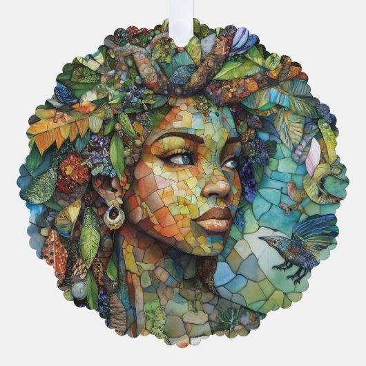 ウッドランド女神e オーナメントカード (正面)