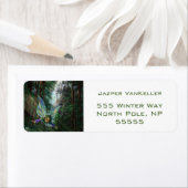 ウッドランド妖精と滝の城 ラベル (インサイチュ)